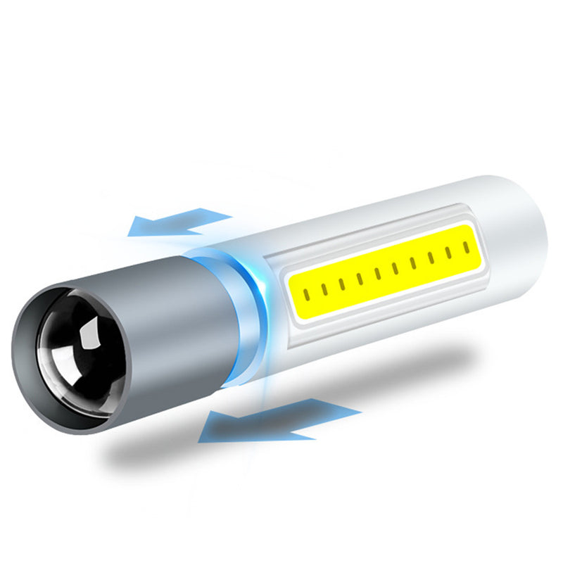 1 xAdjustable Rechargeable USB Flashlight Mini Durable Outdoor Night Light  Best