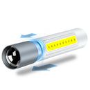 Outdoor Waterproof Flashlight Hiking Camping Strong Light Rechargeable Battery