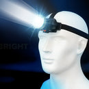 Battery Supported Outdoor Headlight Adjustable Head Torch Outdoor Waterproof