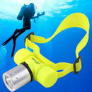 Diving Headlight Frontal Head Torch Lamp Light 18650 Battery Supported Charging