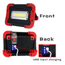 10W COB LED Work Light Rechargeable Emergence Flood Lamp With Stand IP44