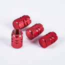 Aluminum alloy car bicycle valve cap x 5 sets (random color) Durable Hot