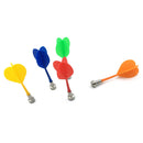 10pcs Magnetic Bullseye Target Game Plastic Flat Tips Darts Double Sided Dart
