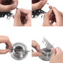 2x/set Stove Portable Camping Picnic Alcohol Cross Bracket Outdoor Burner Best