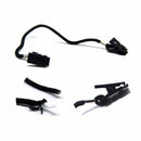 Cap wear Retainer Hat Leash Clip Holder Black Nylon Cord Strap Plastic New