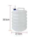 1 pc 15L Outdoor Water Bucket Foldable PE Bottle Container with Faucet Best Hot