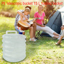 1 pc 15L Outdoor Water Bucket Foldable PE Bottle Container with Faucet Best Hot