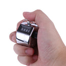 Finger-Clicker Mechanical Hand-Tally-Counter 4 Digit Mini Sports for Trainning