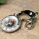 Keychain Zinc Alloy Compass Mini Portable Outdoor Direction Indicator