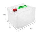 20L Water Storage Container Foldable Drinking Water Container Outdoor Use