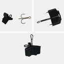 100pcs Fishing Treble Hooks Protector 5 Sizes Mixed Hook Safety Cover Caps