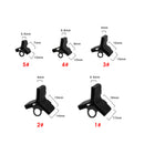 100pcs Fishing Treble Hooks Protector 5 Sizes Mixed Hook Safety Cover Caps