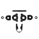 Bicycle Alloy Saddle Seat Clamp Bike Cycle Seat Post Quick Release Fashion Black
