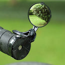 Bike Handle Bar End Mirror Bicycle Rearview Grip Mirror Adjustable Reflector