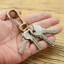 Keychain Buckle Gear Locking-Carabiner Spring Brass Climbing Camping-Tool