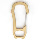 Camping Hiking Carabiner Locking-Hook-Ring-Key Outdoor-Tools Brass Climbing New