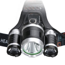 LED Headlamp Flashlight Hunting Fishing Rechargeable Waterproof Head Light