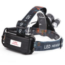 LED Headlamp Flashlight Hunting Fishing Rechargeable Waterproof Head Light