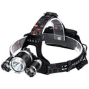 LED Headlamp Flashlight Hunting Fishing Rechargeable Waterproof Head Light