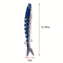 1 PC Lure Plastic Baits Hard Sub-multi-section Fish Bait Stable and Smooth Best