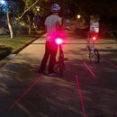 Bicycle-Light Bike Battery-Style Tail-Safety-Warning Rear Mini LED Mountain Bike