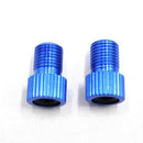 10Pcs Road Bike Presta To Schrader Valve Adapter Converter Bicycle Pump Tube