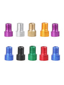 10Pcs Road Bike Presta To Schrader Valve Adapter Converter Bicycle Pump Tube