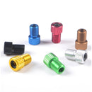 10Pcs Road Bike Presta To Schrader Valve Adapter Converter Bicycle Pump Tube