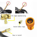10Pcs Road Bike Presta To Schrader Valve Adapter Converter Bicycle Pump Tube