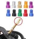 10Pcs Road Bike Presta To Schrader Valve Adapter Converter Bicycle Pump Tube