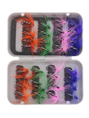 32Pcs Flies Fly Fishing Lures Kit Flies Set Floating Flies Hooks Attractive Gift