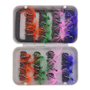 32Pcs Flies Fly Fishing Lures Kit Flies Set Floating Flies Hooks Attractive Gift