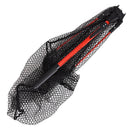Folding Handle Fishing Landing Net 3 Section Extending Pole Aluminum Handle