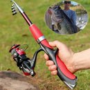 Spinning Fishing Rod and Reel Set Ultra Light Fishing Pole Tackle Tool Best Gift