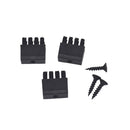 3PCS Black Arrow Brush Arrow Accessories Archery Replacement Hunting Searching