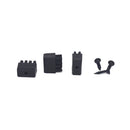 3PCS Black Arrow Brush Arrow Accessories Archery Replacement Hunting Searching