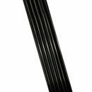 6x Outdoors Hunting 31-Inch 7.6mm Mixed Carbon Shaft Removable Arrows Black