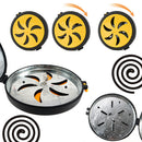 Mosquito-Coil-Holder Decorative Mosquito-Coil-Incense Burner Box for Camping