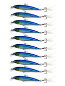 10pcs Fishing Lures Crankbaits Hook Baits Tackle Crank Fishing High Quality