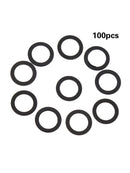 100pcs Axle Mounting Nuts + Truck Speed Rings Washers Skateboard Longboard
