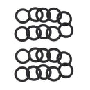 100pcs Axle Mounting Nuts + Truck Speed Rings Washers Skateboard Longboard