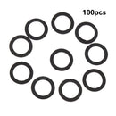 100pcs Axle Mounting Nuts + Truck Speed Rings Washers Skateboard Longboard