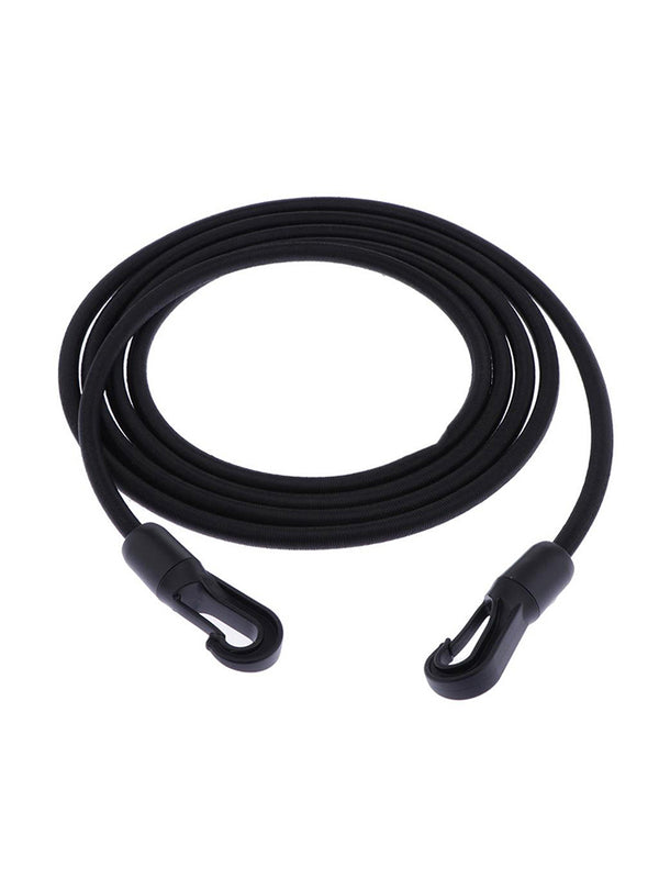 1.5m Plastic Coated Steel Wire Hooks Heavy Duty Bungee Lanyard with Clips