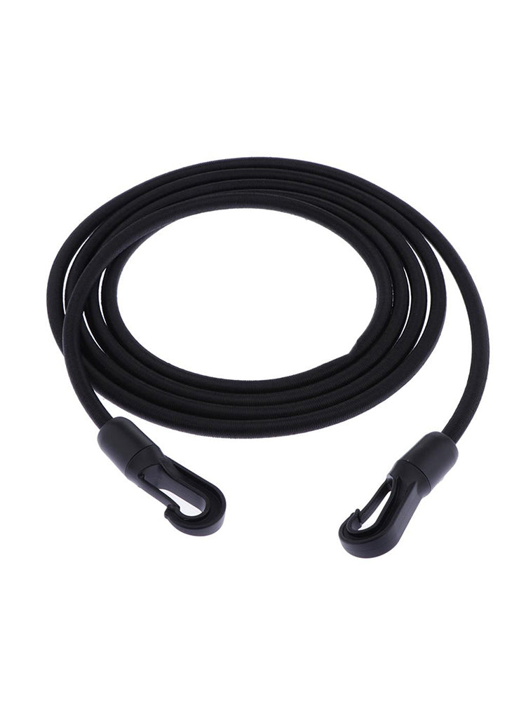 1.5m Plastic Coated Steel Wire Hooks Heavy Duty Bungee Lanyard with Clips