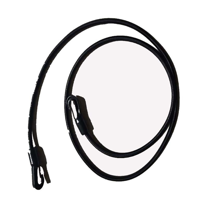 1.5m Plastic Coated Steel Wire Hooks Heavy Duty Bungee Lanyard with Clips