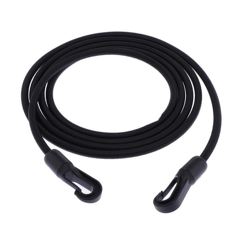 1.5m Plastic Coated Steel Wire Hooks Heavy Duty Bungee Lanyard with Clips