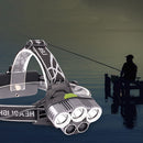 Waterproof Outdoor Head Torch Adjustable LED Lights Super Bright Fishing Lights