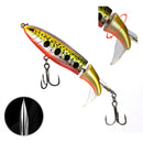 1pc Fashion Simple Fishing Lure 13g 9cm Artificial Bait Hook Soft Rotating Tail