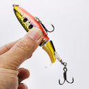 1pc Fashion Simple Fishing Lure 13g 9cm Artificial Bait Hook Soft Rotating Tail