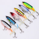 1pc Fashion Simple Fishing Lure 13g 9cm Artificial Bait Hook Soft Rotating Tail